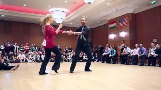 Browly Adjavon & Izabella Kowalska Advanced Final (Winners) at Budafest 2014