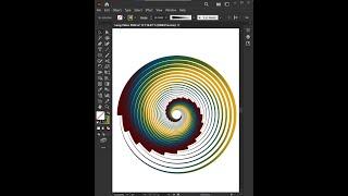 Wave Geometric logo Creation | Adobe Illustrator CC 2022