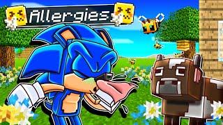 Sonic's ALLERGY in Minecraft!