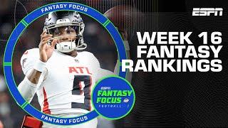 Week 16 Fantasy Rankings | Fantasy Focus 