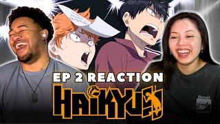 KICKED OUT ALREADY?! | *Haikyuu!!* Ep 2 (FIRST TIME REACTION)