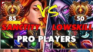 SANCTITY (LINA) Mid vs LOWSKILL (TEMPLAR ASSASSIN) Carry - Battle Of Pro Dota 2 Players - Z Dota 2