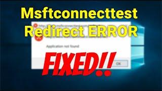 How to Fix Msftconnecttest Redirect Error on Windows 11