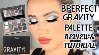 bPerfect Gravity Shadow Palette Review & Silver Cut Crease Tutorial! 🩶