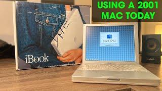 Unboxing and Using an Apple iBook G3 Today