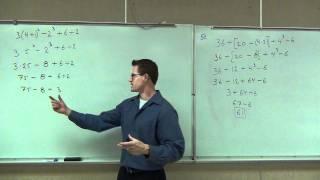 Prealgebra Lecture 1.7: Studying Exponents and Order of Operations