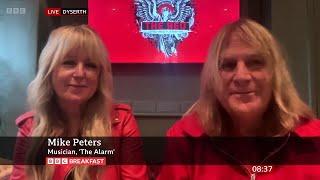 Mike Peters (The Alarm Singer), Jules Peters (Wife) On BBC Breakfast [27.03.2024]