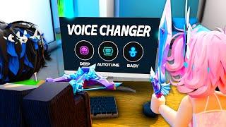 TROLLING With VOICE CHANGERS in MM2 (FUNNY MOMENTS)