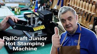 Hot Foil Stamping With the CPL FoilCraft Junior Embossing & Debossing Machine.