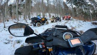 First Ride on the snow in 2024 | 3  Can-Am's vs 2  CF Moto's vs Polaris 