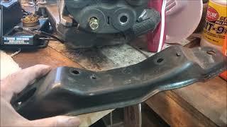 Triumph Stag - ZF gearbox conversion project - Rear bracket - Part 4