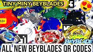 NEW Exclusive Beyblades QR Codes Revealed + Unboxing the Rarest Tiny Beyblade Collection!