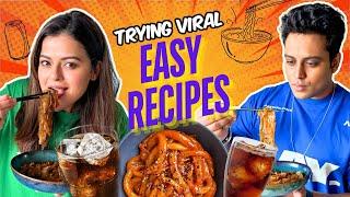 Trying VIRAL EASY RECIPES | THESE WERE YUM 