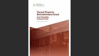 Vacant Property Grant Application Form