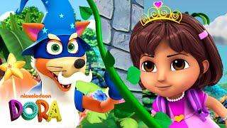 Dora Saves Fairytale Land! #7  Swiper Uses Magic Against the Fairy Godmother! | Dora & Friends