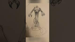 Rare QUAKE Sketches from id Software Artist Adrian Carmack from the 90s #shorts