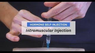 Hormone Self-Injection - Step 2a: Intramuscular Injection