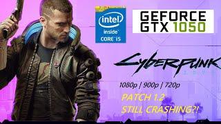 GTX 1050 Test in Cyberpunk 2077 Patch 1.2 in 2021 | i5 7300HQ | HP Omen 15