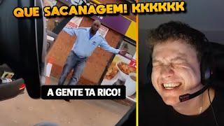 ELE DEU UM BILHETE DE LOTERIA FALSO PRO MAIGO KKKKKKKKK! - AXT REACT DAILY DOSE OF INTERNET