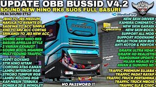 UPDATE  OBB BUSSID V4.2 SOUND NEW HINO RK8 SUOS FULL BASURI | Sound Real Ets2 | Bussid