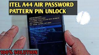 itel A44 Air password pattern pin unlock without computer | how to Hard reset itel A44 Air