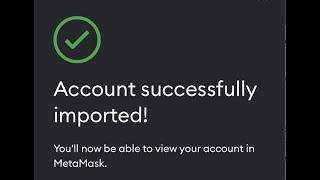 IMPORT PRIVATE KEY INTO METAMASK