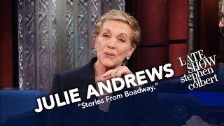 Dame Julie Andrews Makes A Grand Return To The Ed Sullivan Theater Stage