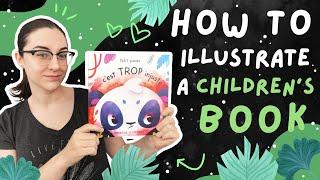 How to illustrate a children's book | Illustration process of Petit Panda