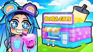 Opening a BOBA TEA Cafe in Roblox!