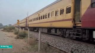 Entering Rajkot City at high speed Secunderabad - Rajkot Express | Run on track