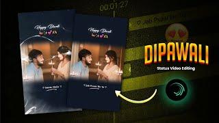 New Trending Diwali Special Lyrics Video Editing in Alightmotion | Dewali Status Video Editing 2024