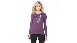 MarlaWynne Sparkle Knit Butterfly Sweater with Camisole