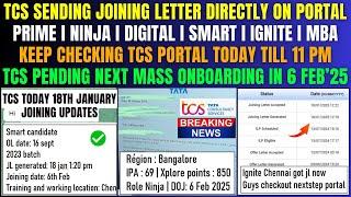 TCS FEB MASS ONBOARDING STARTED | 200+ STUDENTS GOT JOINING LETTER & DATE OF JOINING ON 6TH FEB 2025