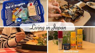 drugstore skincare haul, many eating out, go for a movie | living in japan