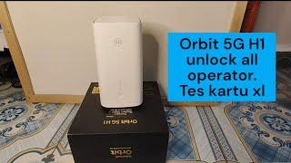 Review orbit 5G h1 unlock all operator tes kartu xl