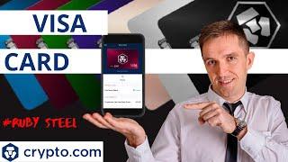 CRYPTO.COM VISA CARD REVIEW [ PROs and CONs for Ruby Steel]