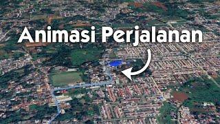 Membuat Video Animasi Perjalanan Dengan Google Earth Pro