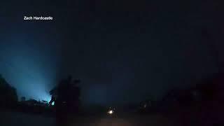 Storm Chasers encounter nighttime tornado in Sulphur, OK