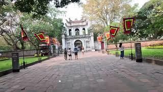 4K HD TEMPLE OF LITERATURE WALKING TOUR | PINOY IN VIETNAM | LEONGUERREROTV