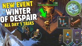 NEW EVENT! WINTER OF DESPAIR 2024 - All Day 1 Tasks | Last Day On Earth Survival