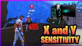 Best X and Y Senstivity For Freefire In Bluestack 5 | Best x and y settings Bluestack 5