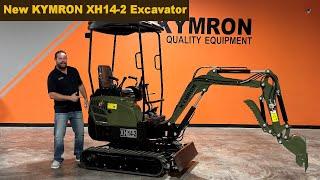 All New KYMRON XH14-2 Mini Excavator Review and test