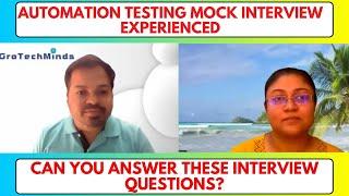  Selenium WebDriver Mock Interview | Crack Your Dream Job |  TCS | Infosys | Wipro Selenium