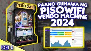 PISOWIFI VENDO MACHINE 2024 STEP BY STEP TUTORIAL | LATEST VERSION | PART 4 - SETUP PISOFI