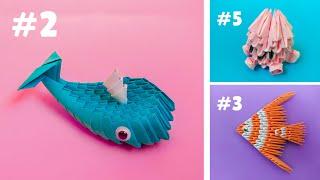 5 EASY 3D origami projects for beginners