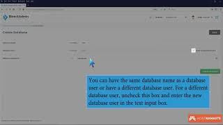 How to create a database in DirectAdmin   HostNamaste