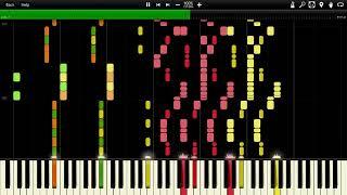 Initial D - I Need Your Love Impossible Piano Tutorial with Synthesia //cwTobby