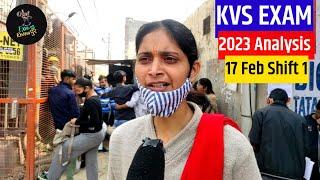 Kvs exam analysis 2023 | 17 Feb shift 1 | kvs today paper analysis | kvs pgt exam 2023 review|