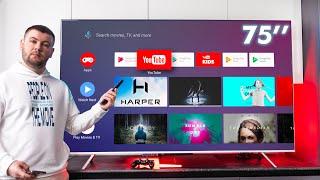 САМЫЙ ПОКУПАЕМЫЙ ТЕЛЕВИЗОР HARPER 75 ДЮЙМОВ 2024! Harper 75U770TS 4K ANDROID TV