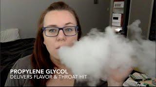 PG vs VG: Propylene Glycol and Vegetable Glycerin